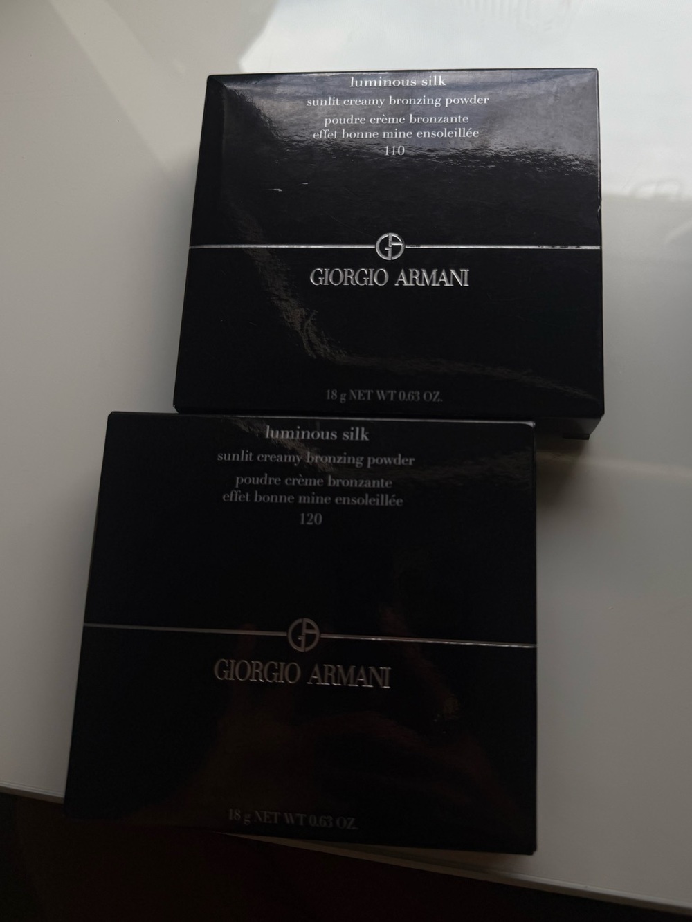 Armani Beauty luminous silk creamy bronzing powder duo
